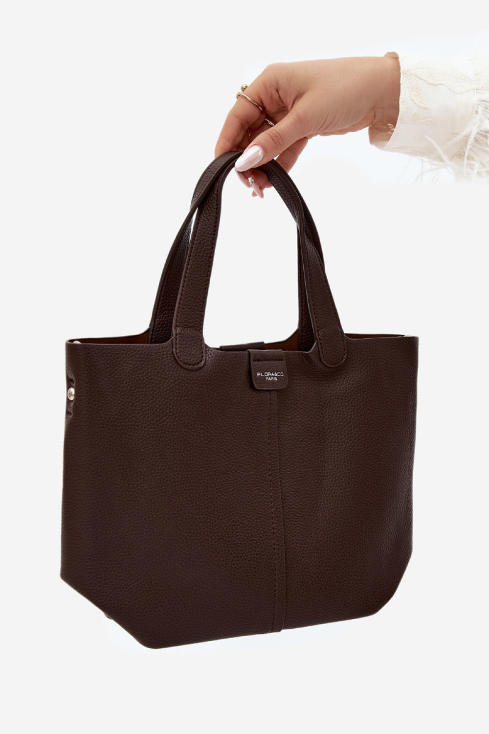 Step In Style Blaire Chocolate Faux Leather Handbag - view 3