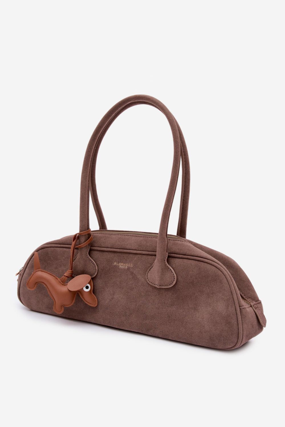 Step In Style Annette Taupe Faux Suede Handbag