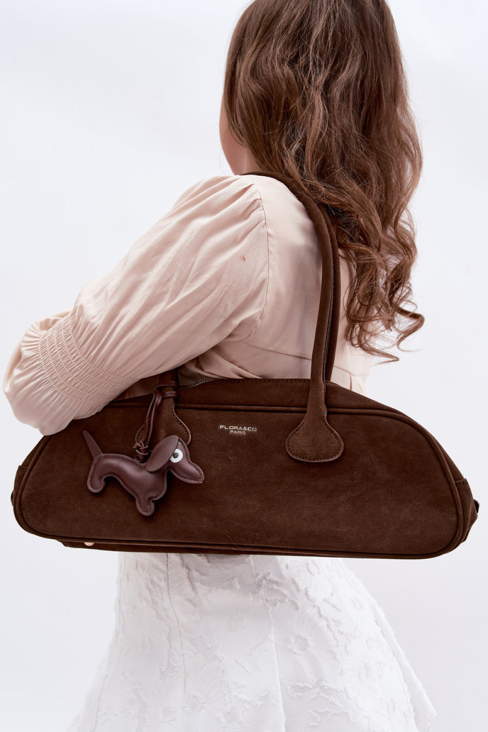 Step In Style Elleea Camel Faux Suede Handbag - view 3