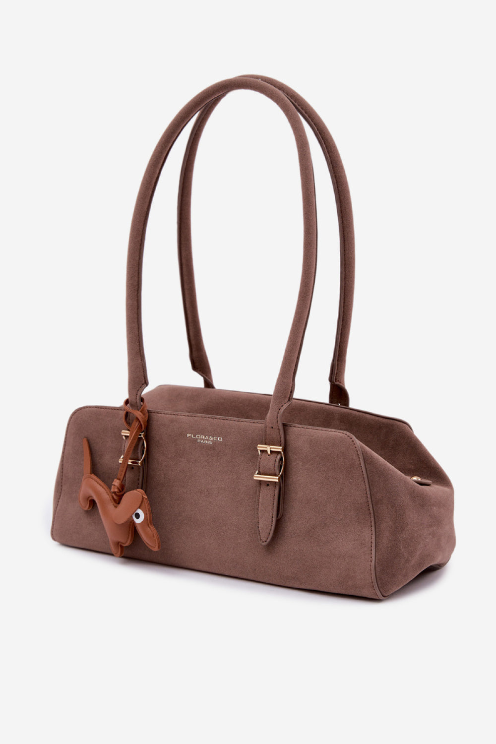 Step In Style Noely Taupe Faux Suede Handbag - view 3