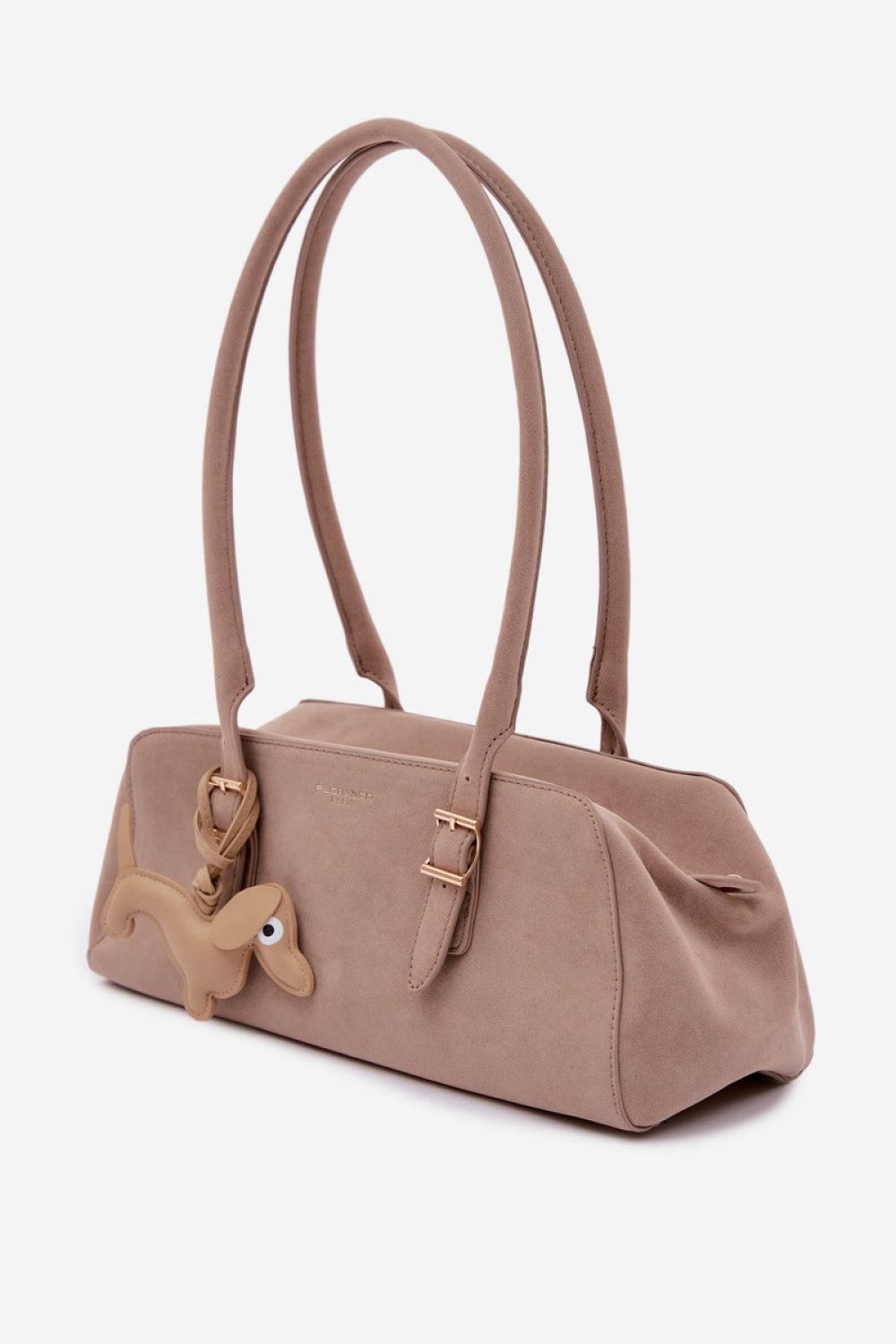 Step In Style Noely Beige Faux Suede Handbag - view 3
