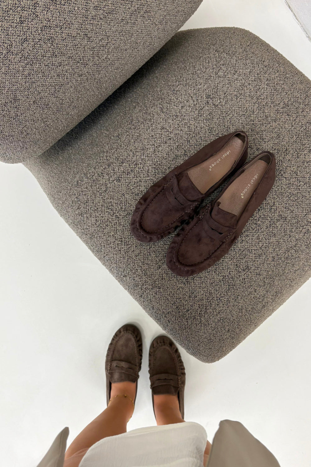Step In Style Sabley Brown Faux Suede Flat Moccasins - view 3