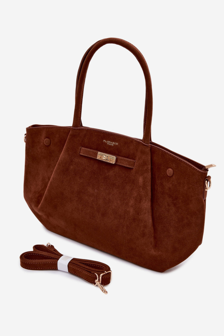 Step In Style Nellia Camel Faux Leather Handbag