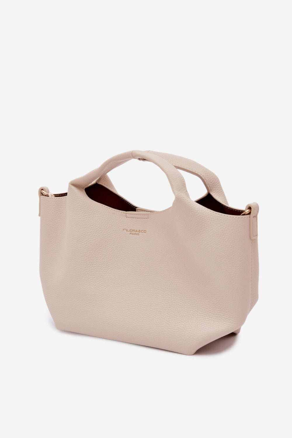 Step In Style Corisse Ecru Faux Leather Handbag - view 2