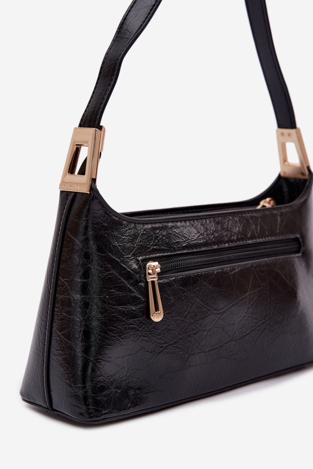 Step In Style Tielle Black Faux Leather Handbag - view 2