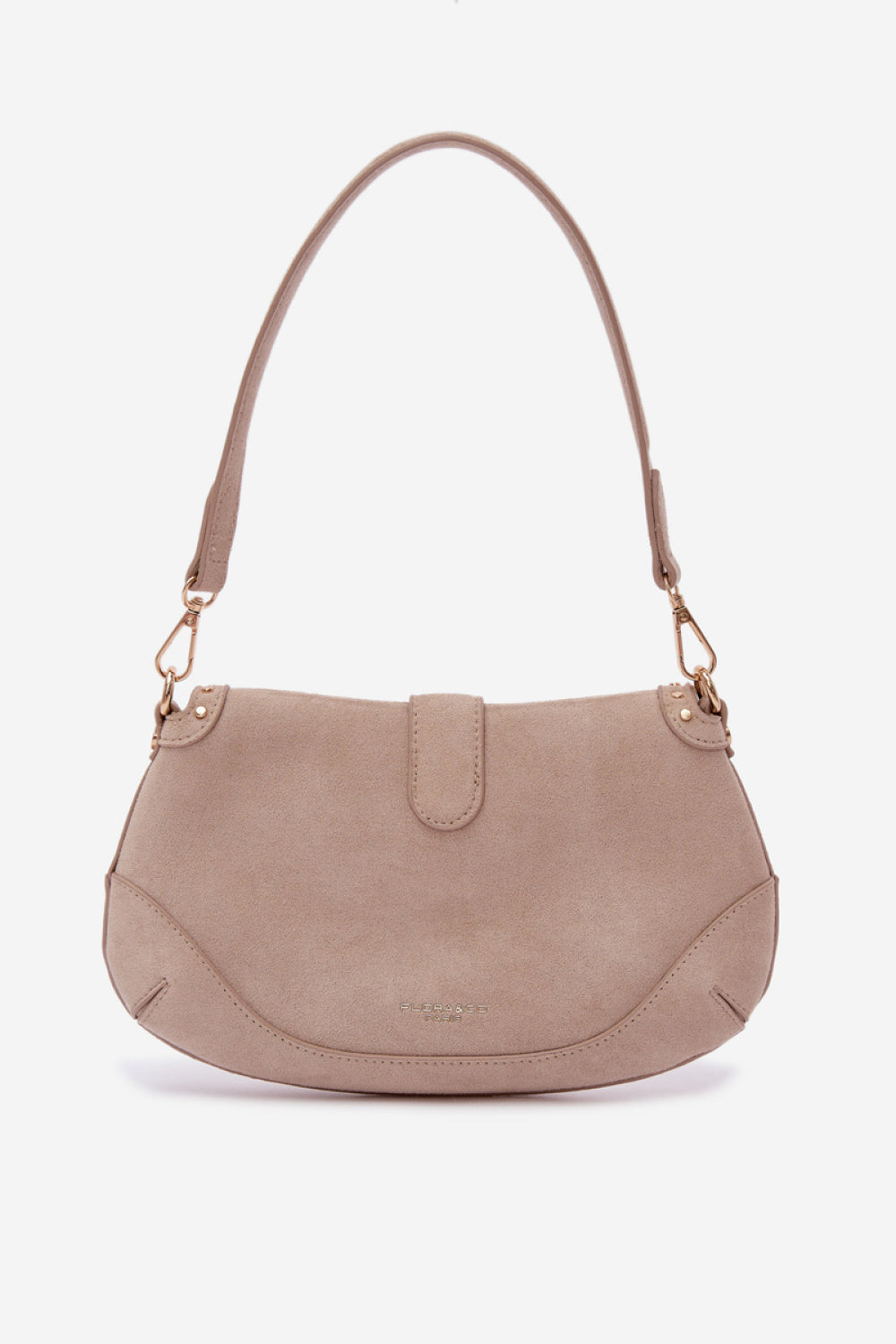 Step In Style Clarielle Light Beige Faux Suede Handbag - view 3