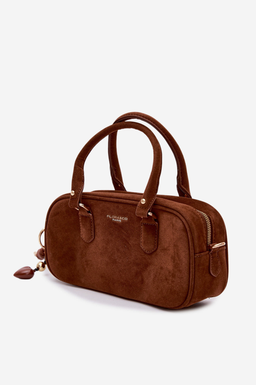 Step In Style Annelle Camel Faux Suede Handbag