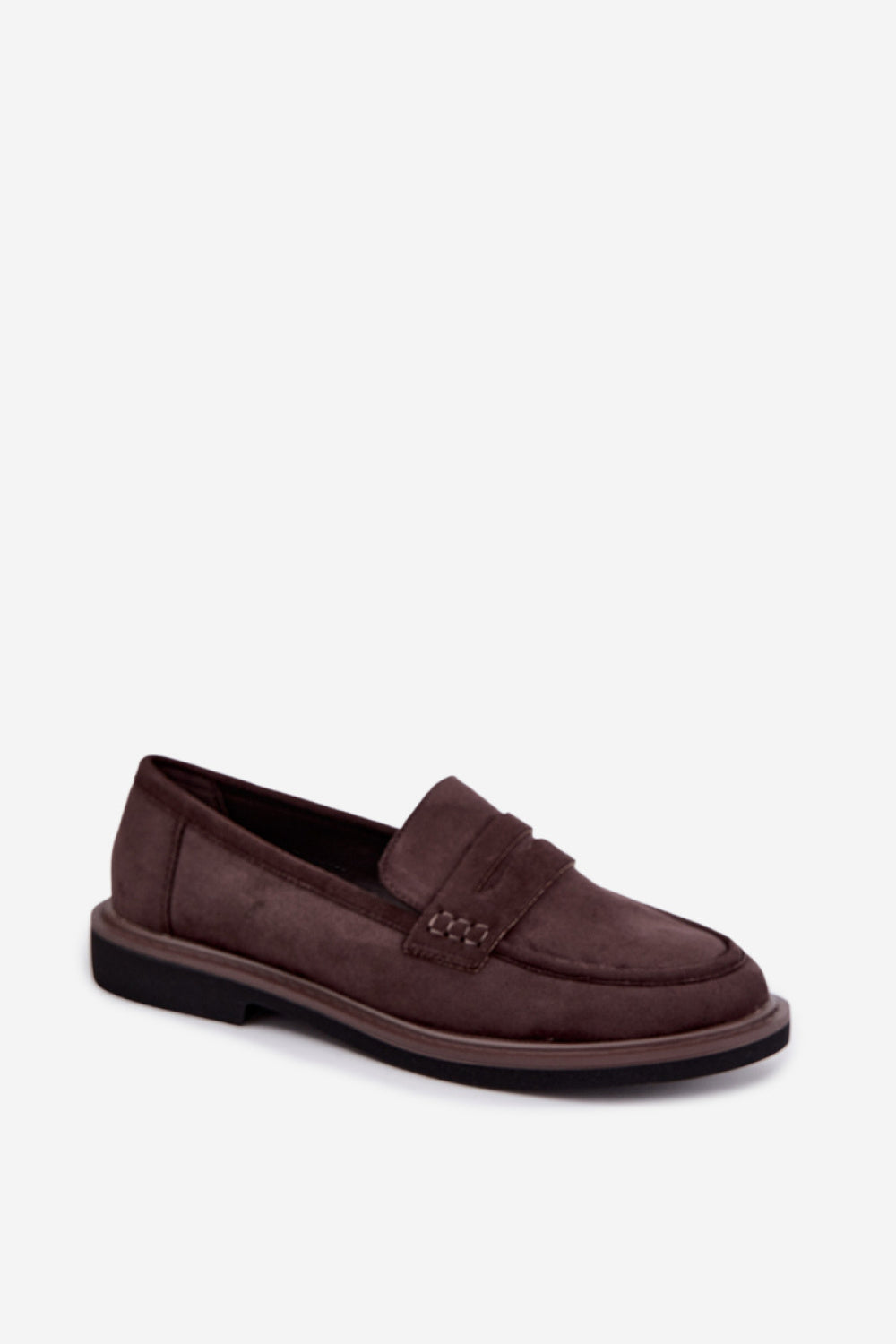 Step In Style Vinceza Chocolate Faux Suede Moccasins - view 2