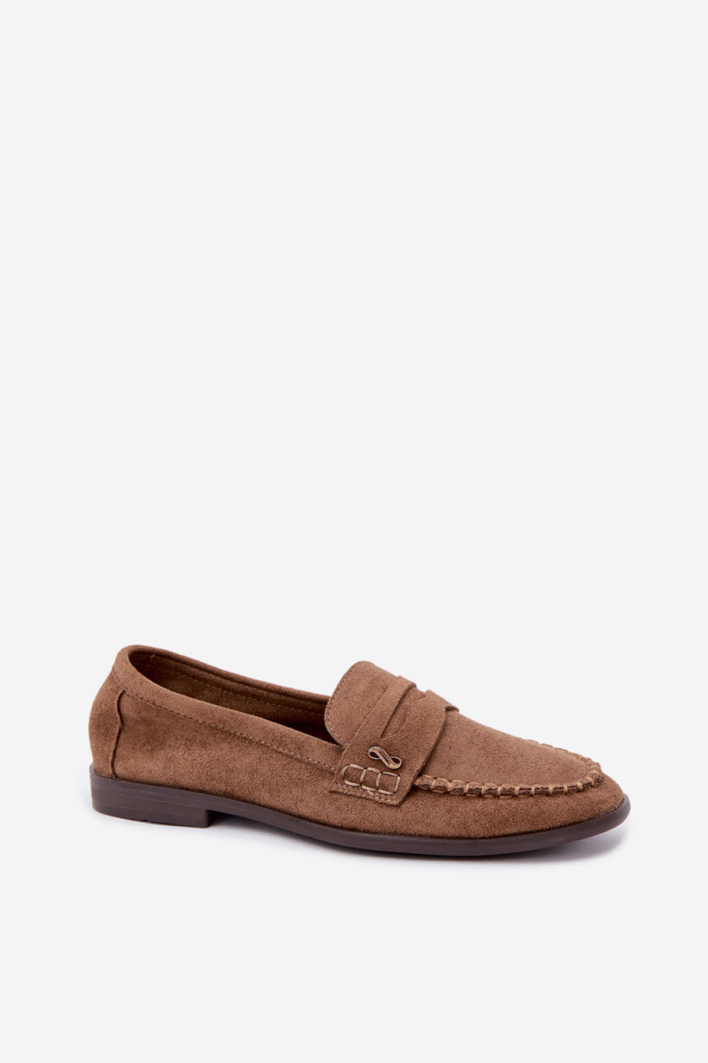 Step In Style Treya Brown Faux Suede Moccasins - view 2