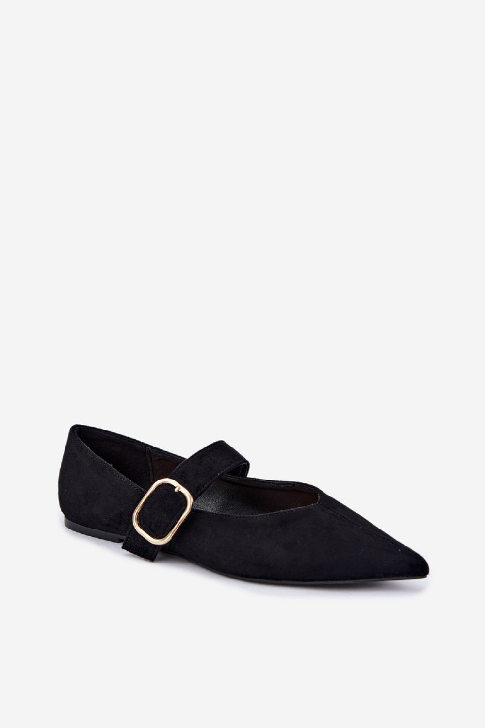 Step In Style Melby Black Faux Suede Ballet Flats - view 2