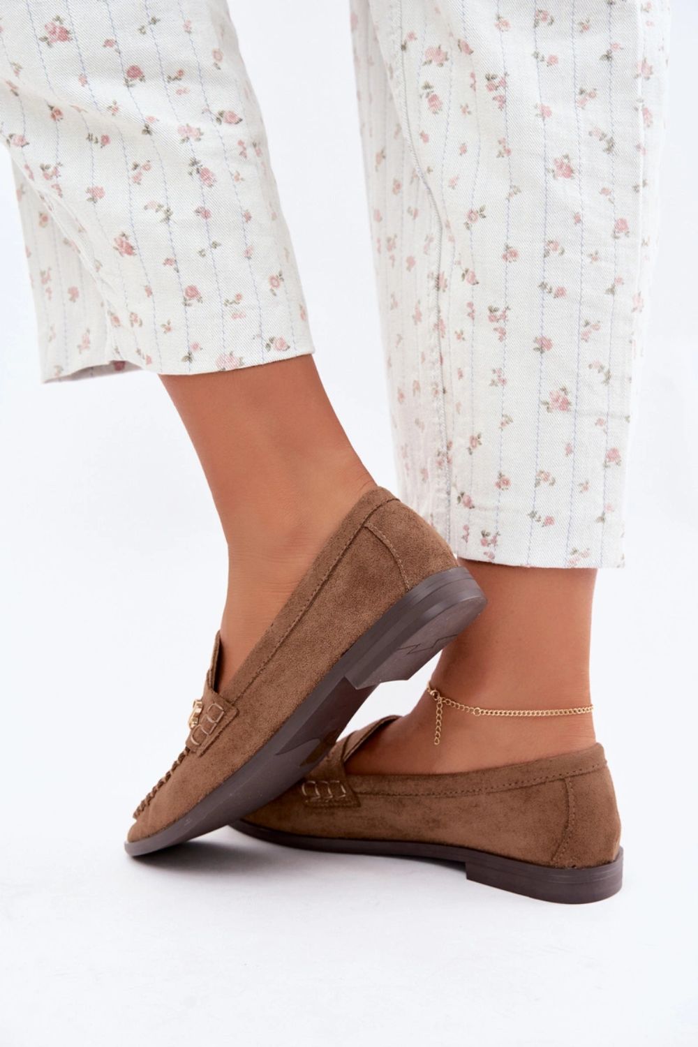Step In Style Treya Brown Faux Suede Moccasins - view 5