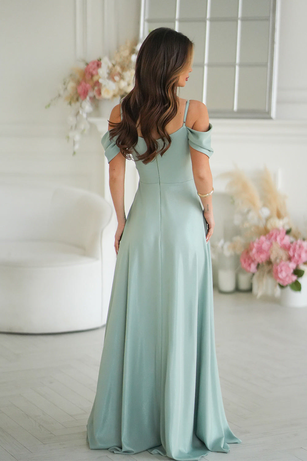Bicotone Sage Bodycon Maxi Dress - view 3