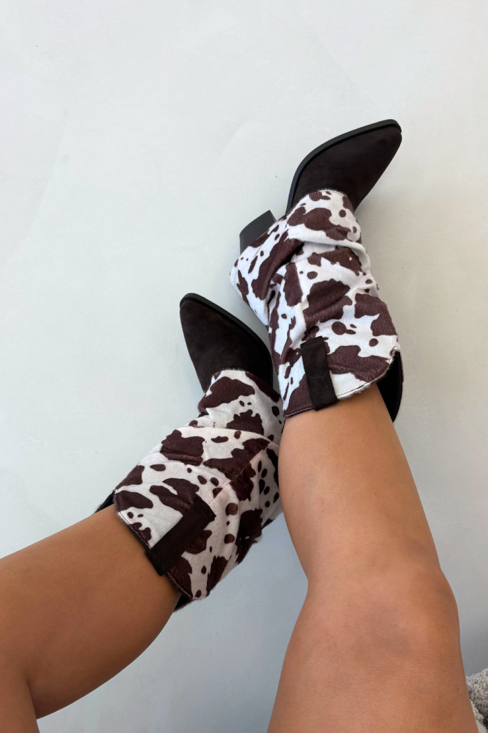 Step In Style Havie Brown Warm Lined Heeled Ankle Boots - view 2