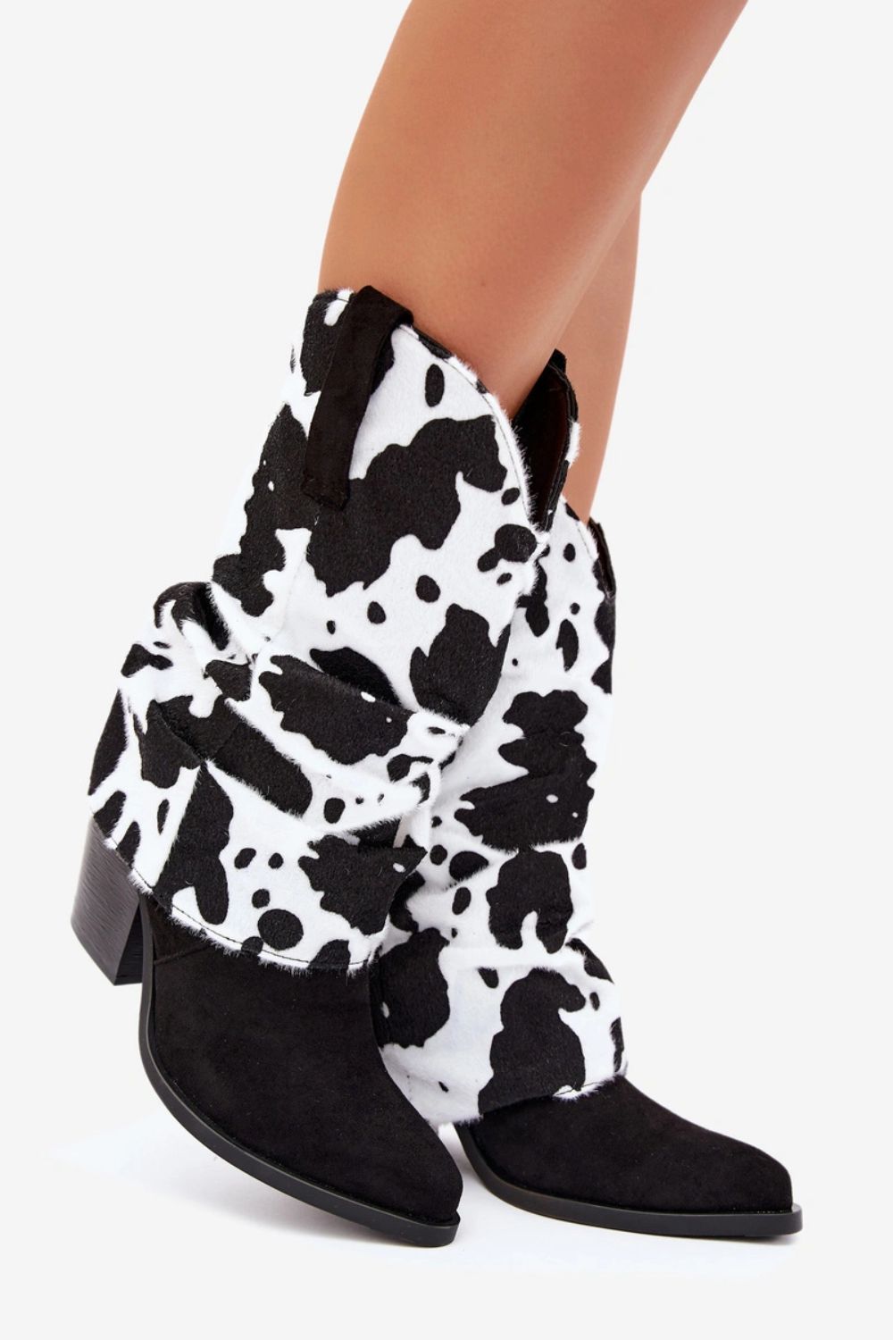Step In Style Havie Black Warm Lined Heeled Ankle Boots - view 4