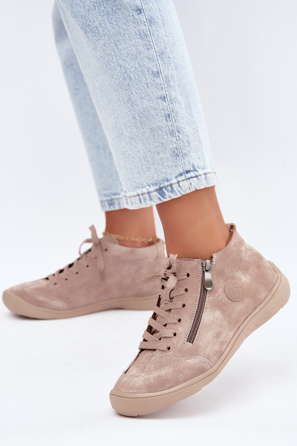 Step In Style Bindle Beige Suede Shoes