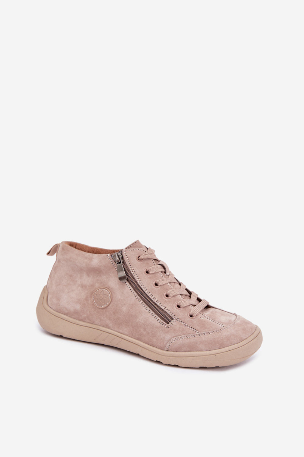 Step In Style Bindle Beige Suede Shoes - view 2