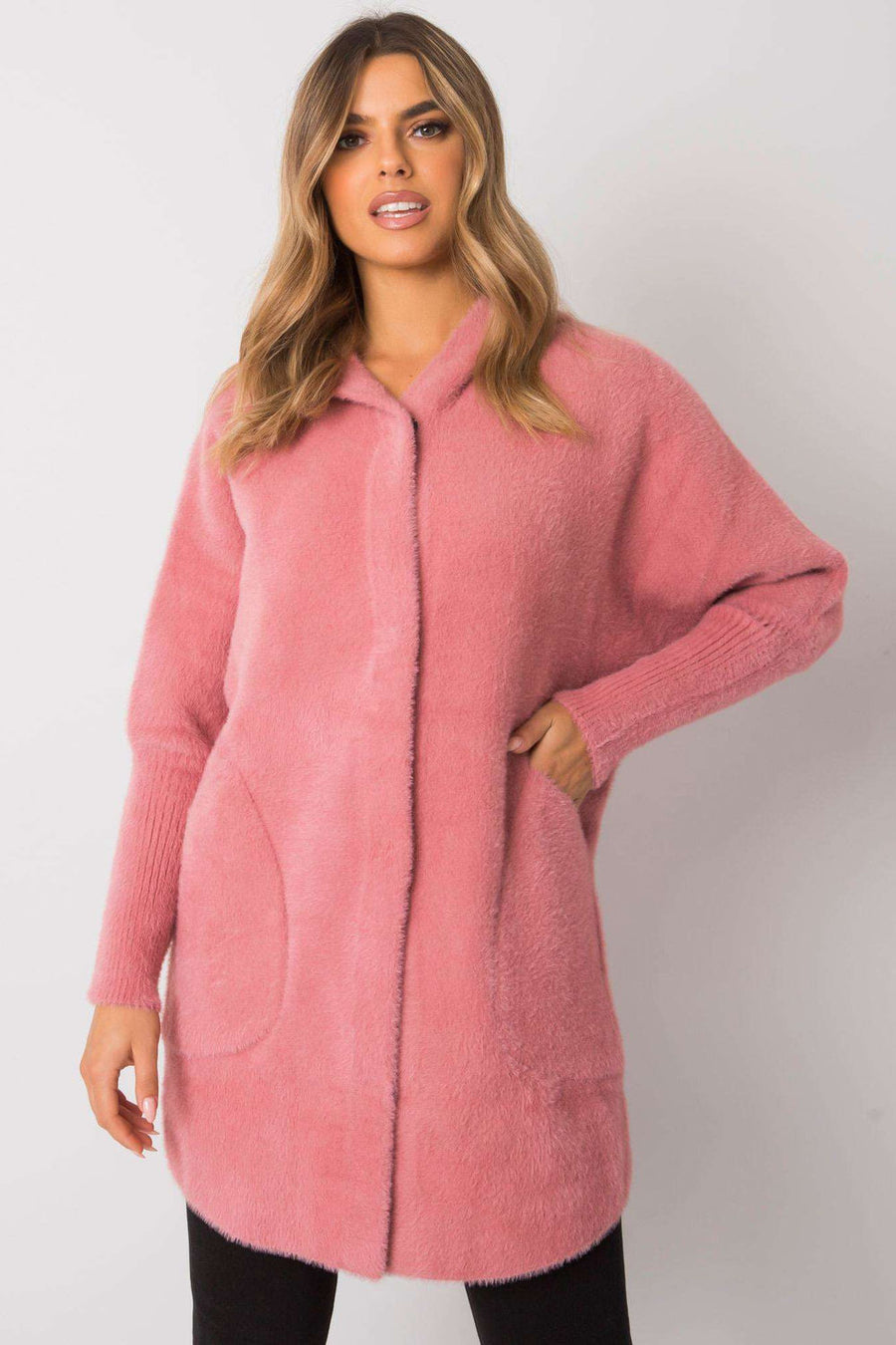 Factory Price Pink Hooded Coat