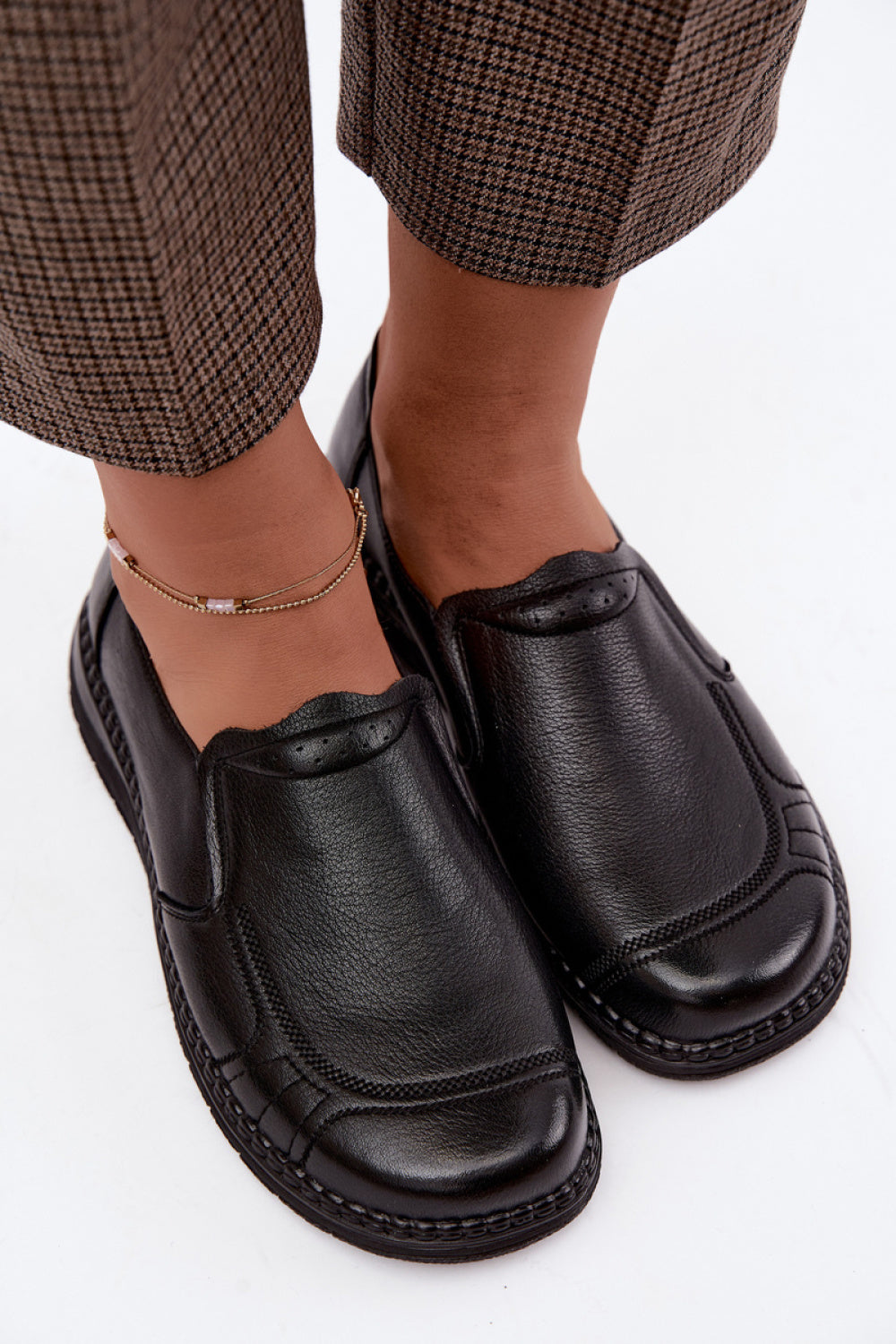 Step In Style Vinceza Black Leather Shoes - view 3