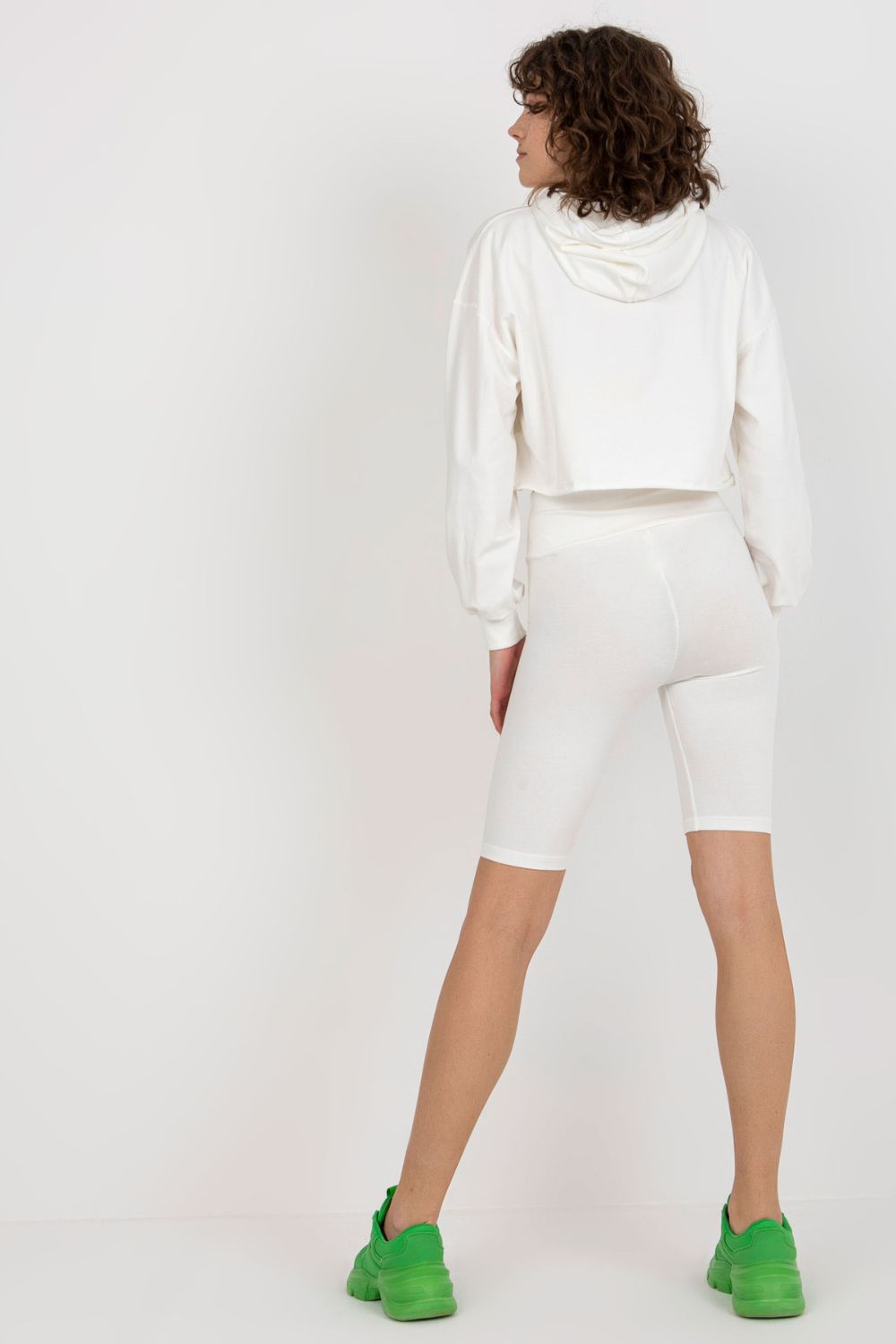 Ex Moda Ecru High Waisted Long Sleeve Co-Ord Set - view 4