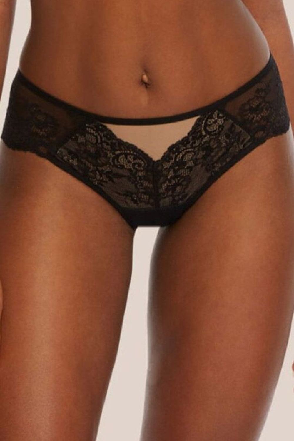 Kinga Sara Black Lace Knickers