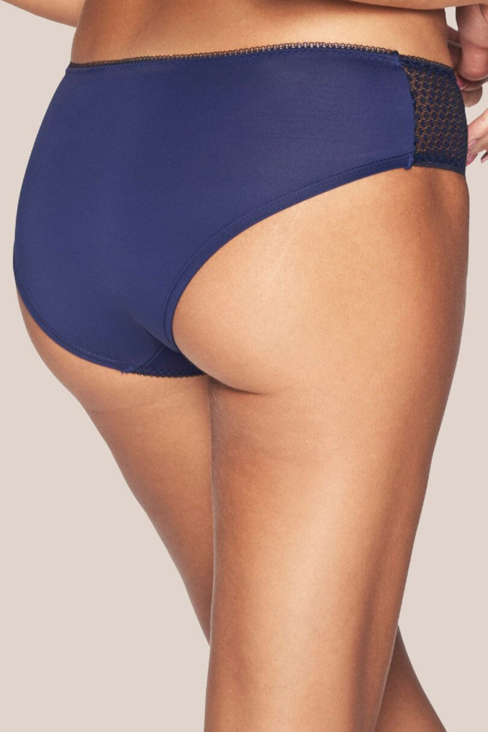 Kinga Michelle Navy Lace Knickers - view 2