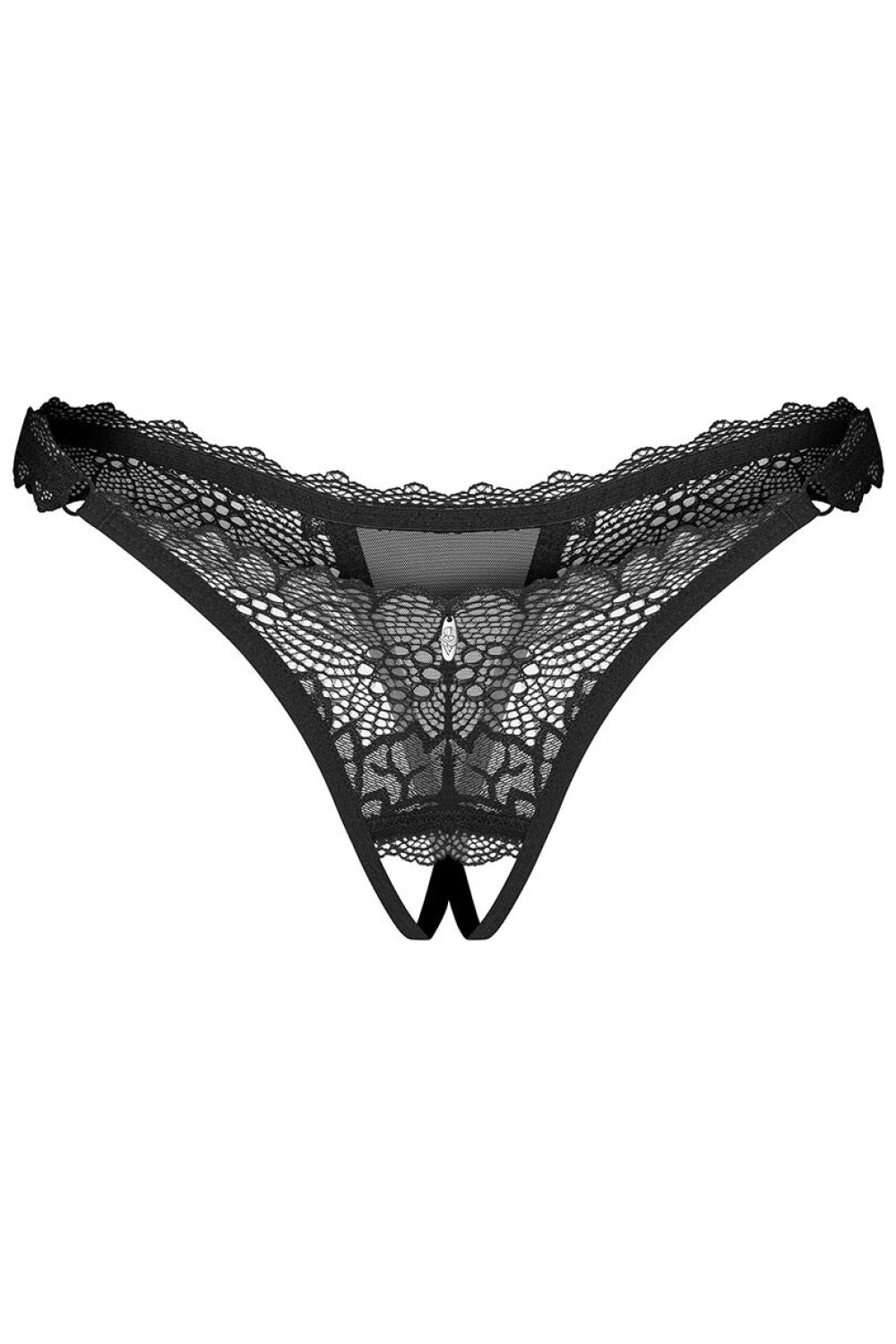 Obsessive Deina More Black Lace Bodysuit - view 2