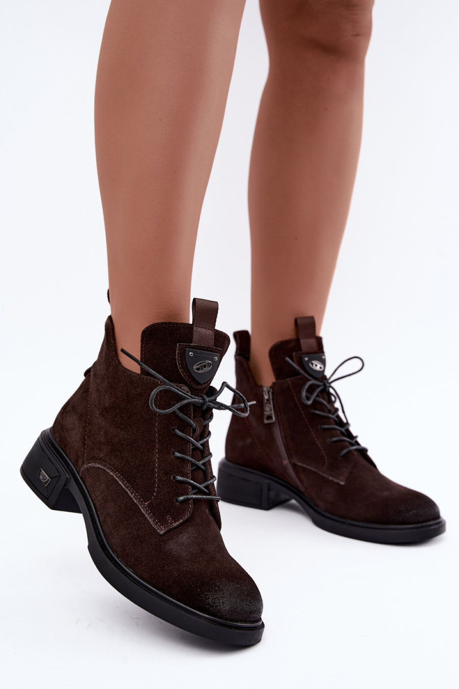 Step In Style Vinceza Chocolate Suede Warm Lined Boots