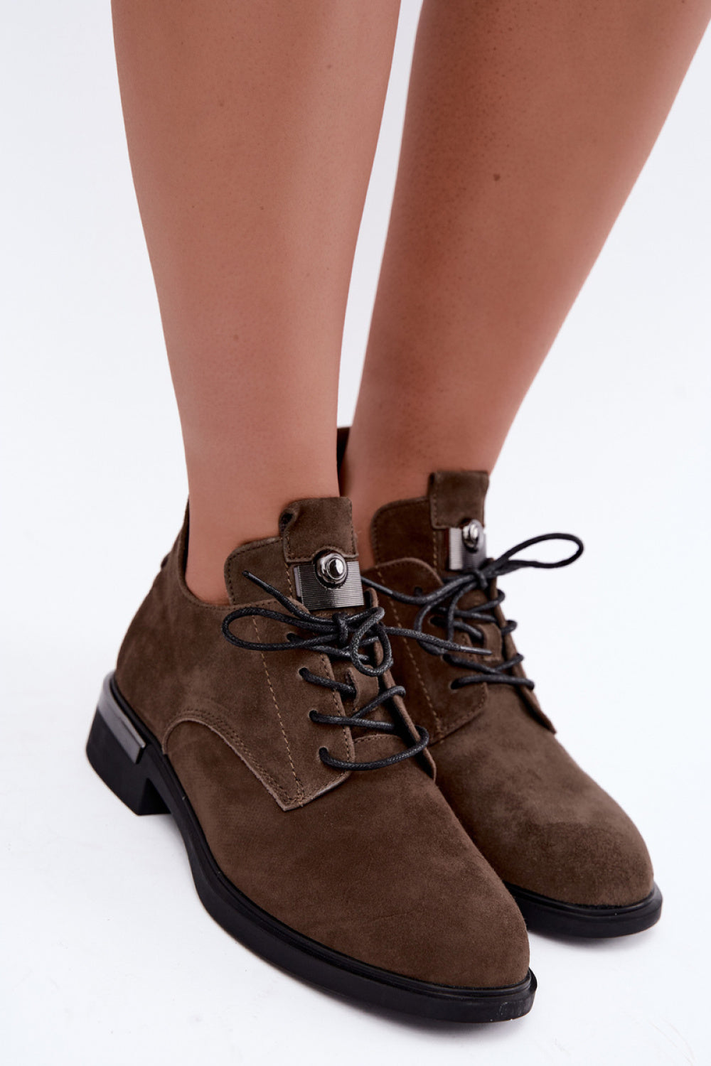 Step In Style Vinceza Khaki Suede Flat Boots - view 3