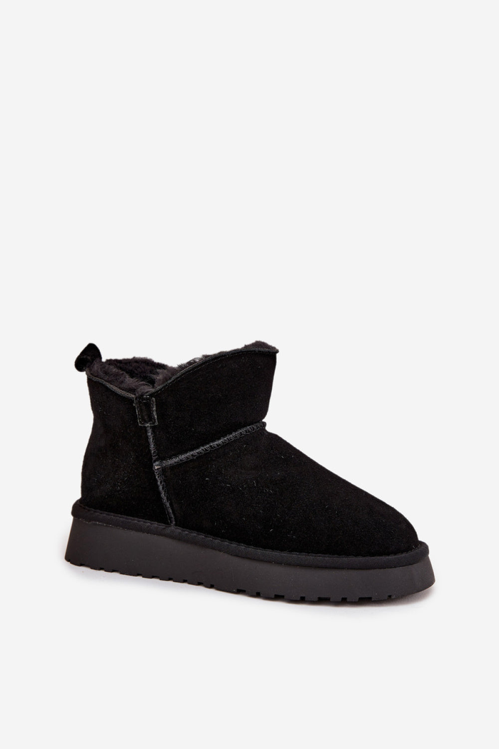 Step In Style Vinceza Black Suede Warm Lined Snow Boots - view 2