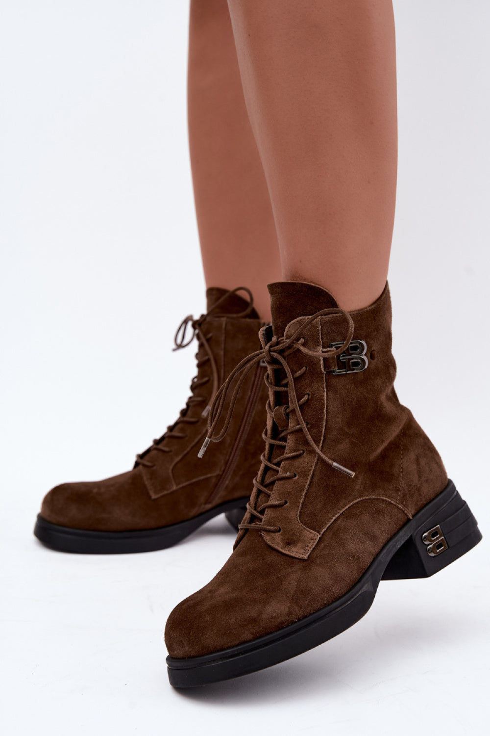 Step In Style Vinceza Brown Warm Lined Ankle Boots