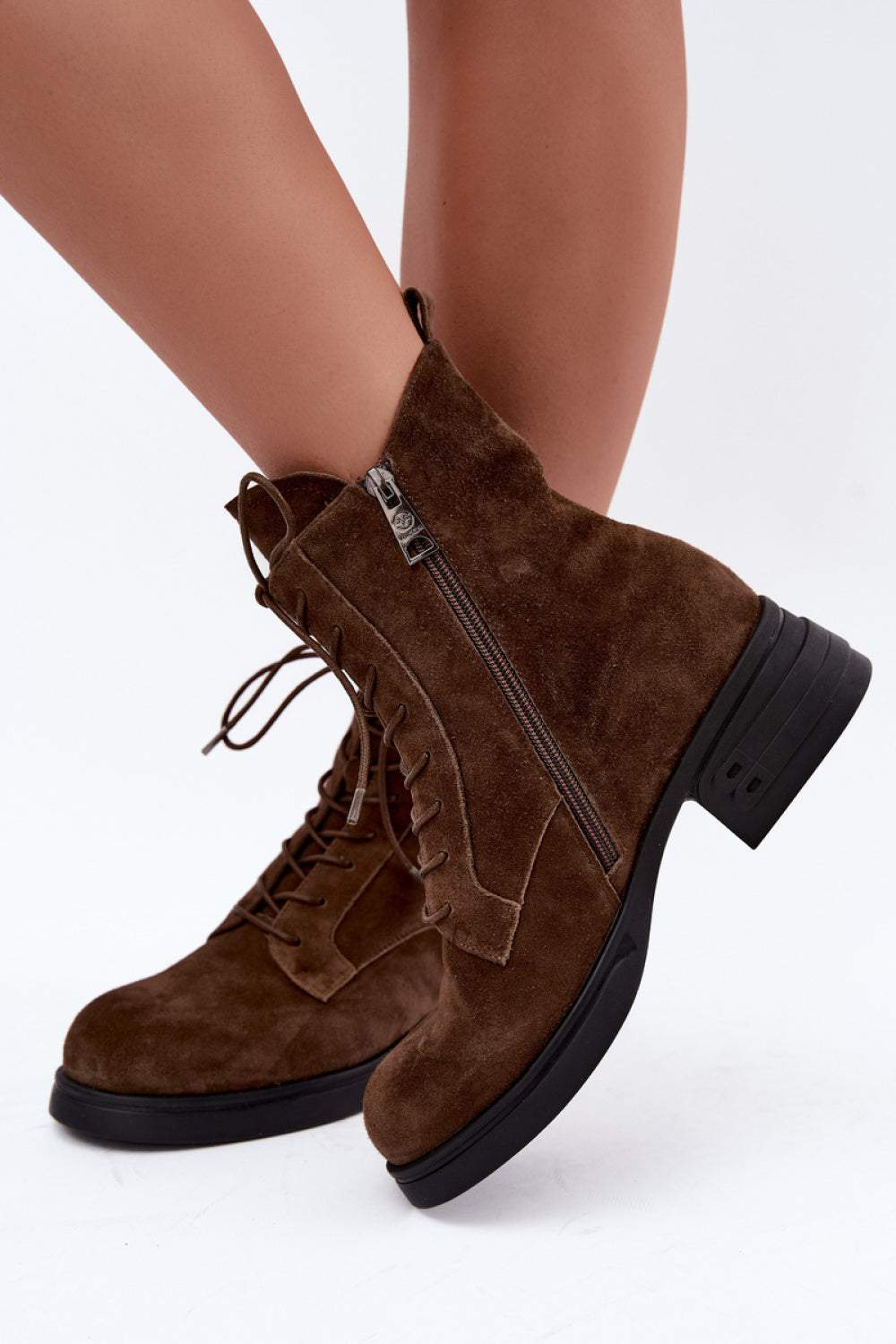 Step In Style Vinceza Brown Warm Lined Ankle Boots - view 3