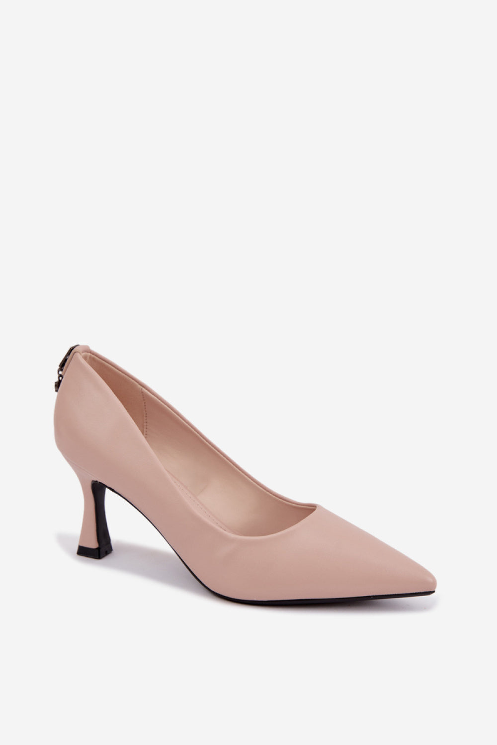 Step In Style Vinceza Beige Faux Leather Court Shoes - view 2