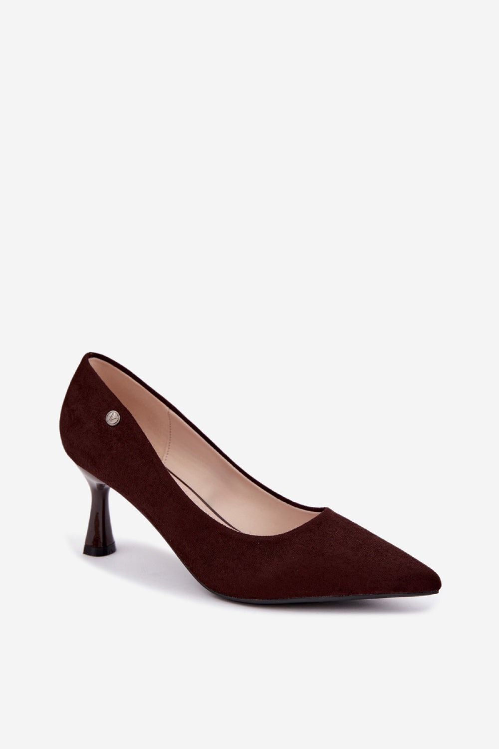 Step In Style Vinceza Chocolate Block Heel Court Shoes - view 2