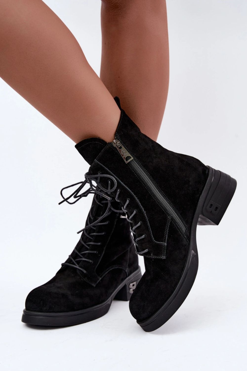 Step In Style Vinceza Black Warm Lined Ankle Boots - view 3