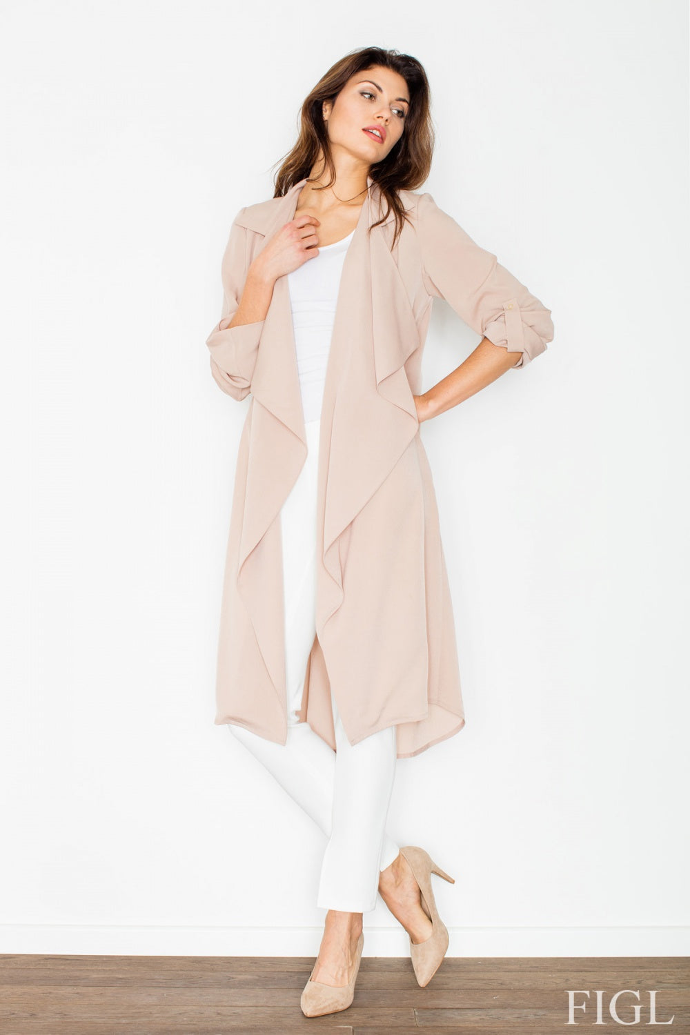 Figl Beige Dress with Pockets