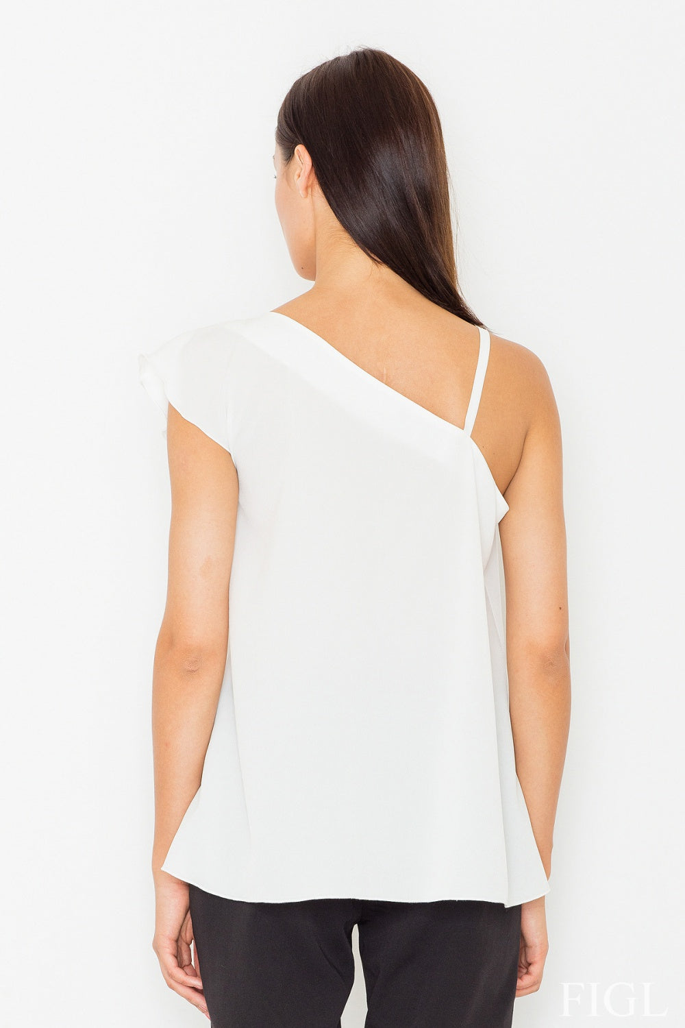 Figl Ecru Blouse with Ruffles - view 2