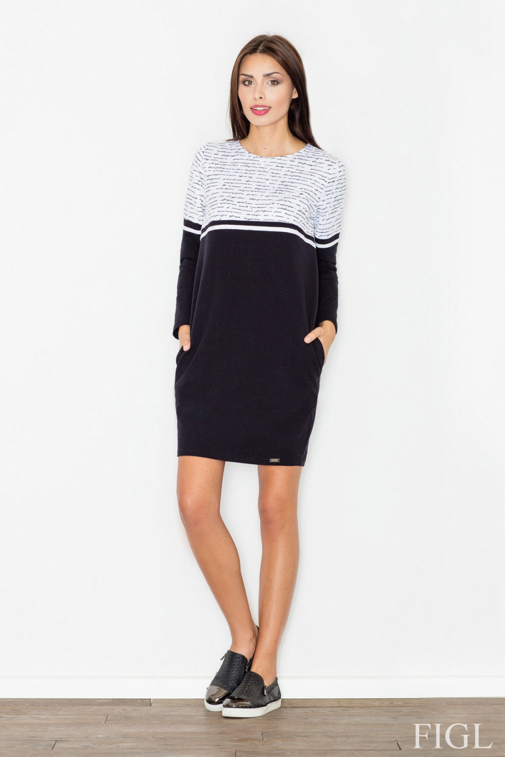 Figl Black Knitted Dress