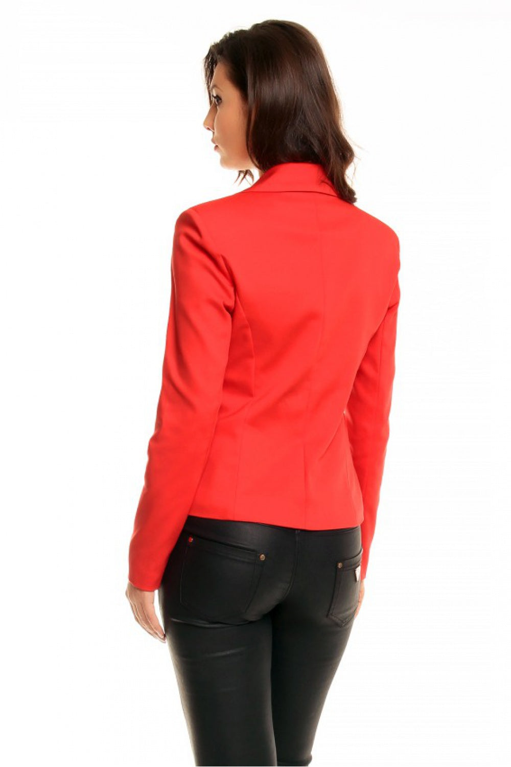 Cabba Red Cotton Jacket - view 3