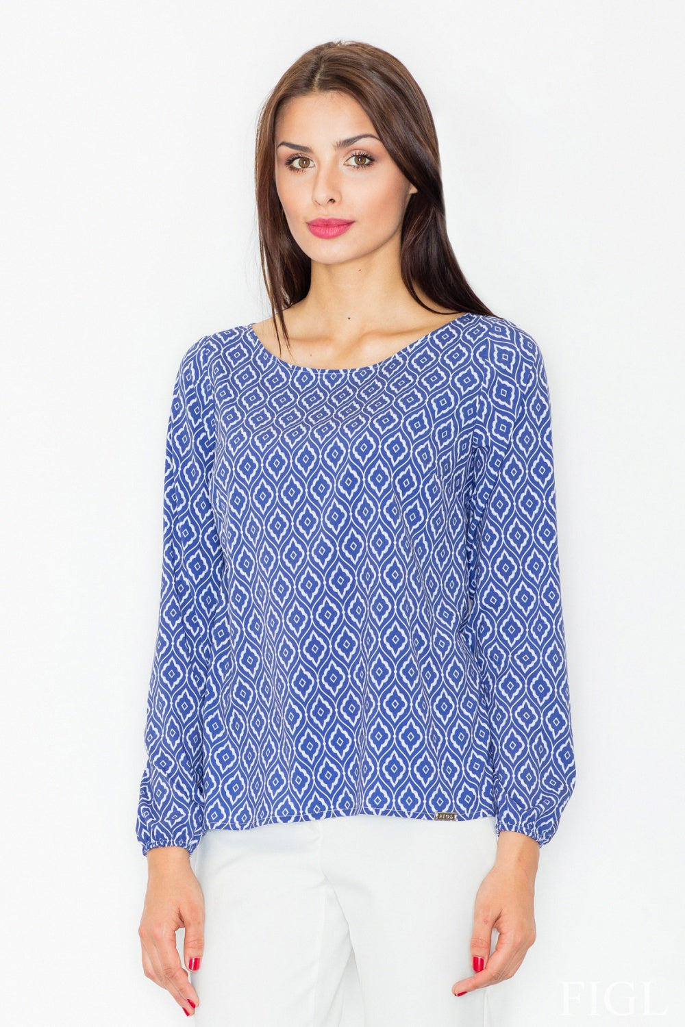 Figl Multicolour Long Sleeve Blouse