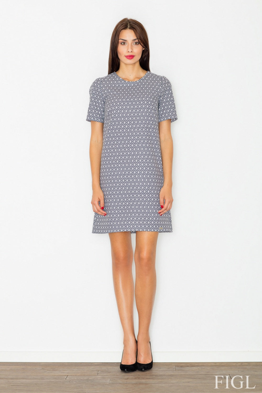 Figl Multicolour Polyester Flared Dress - view 2