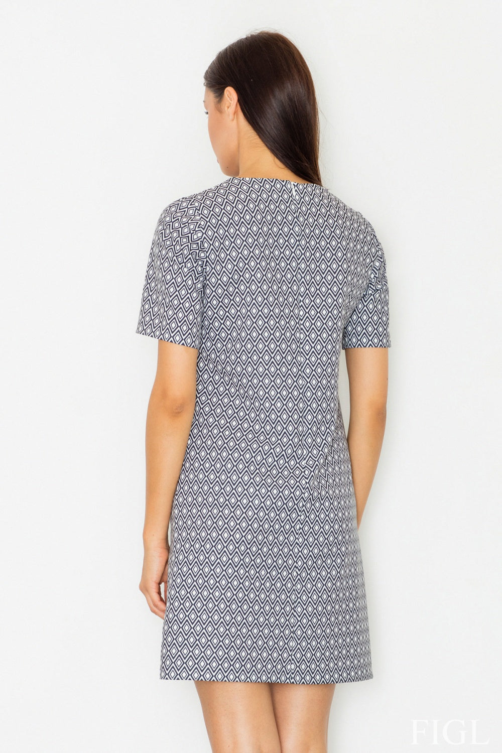 Figl Multicolour Polyester Flared Dress - view 3
