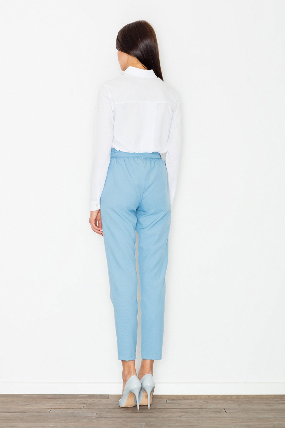 Figl Blue Trousers with Pockets - view 3