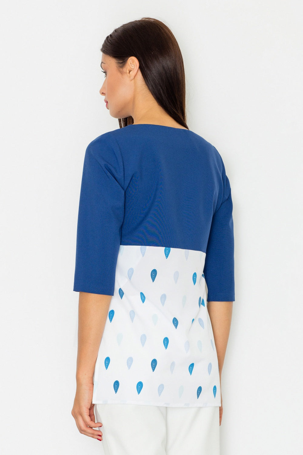 Figl Navy Blouse - view 3