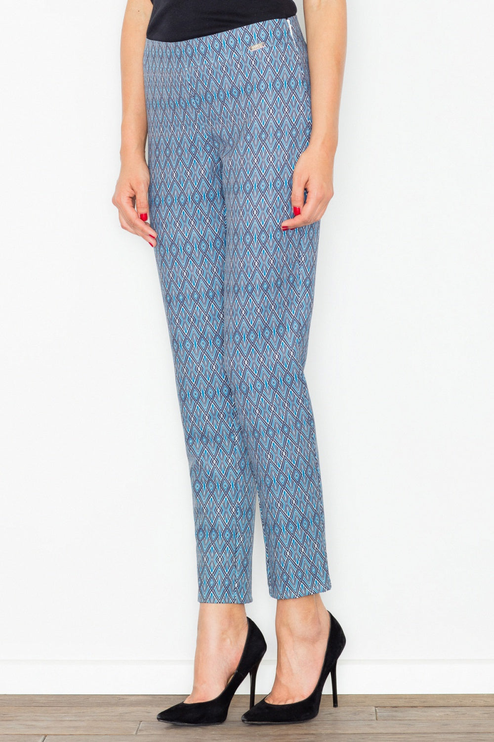 Figl Multicolour High Waisted Trousers