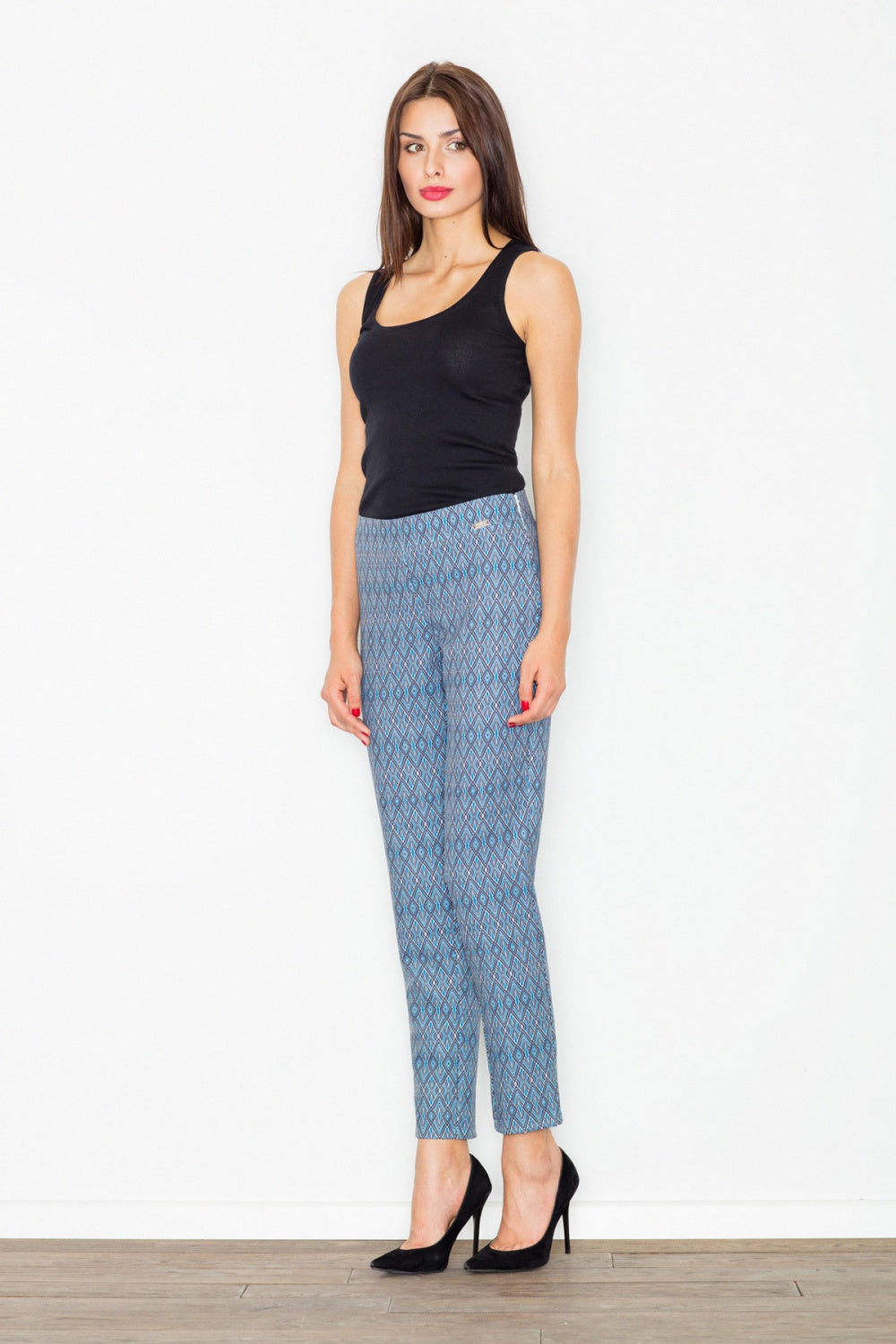 Figl Multicolour High Waisted Trousers - view 2