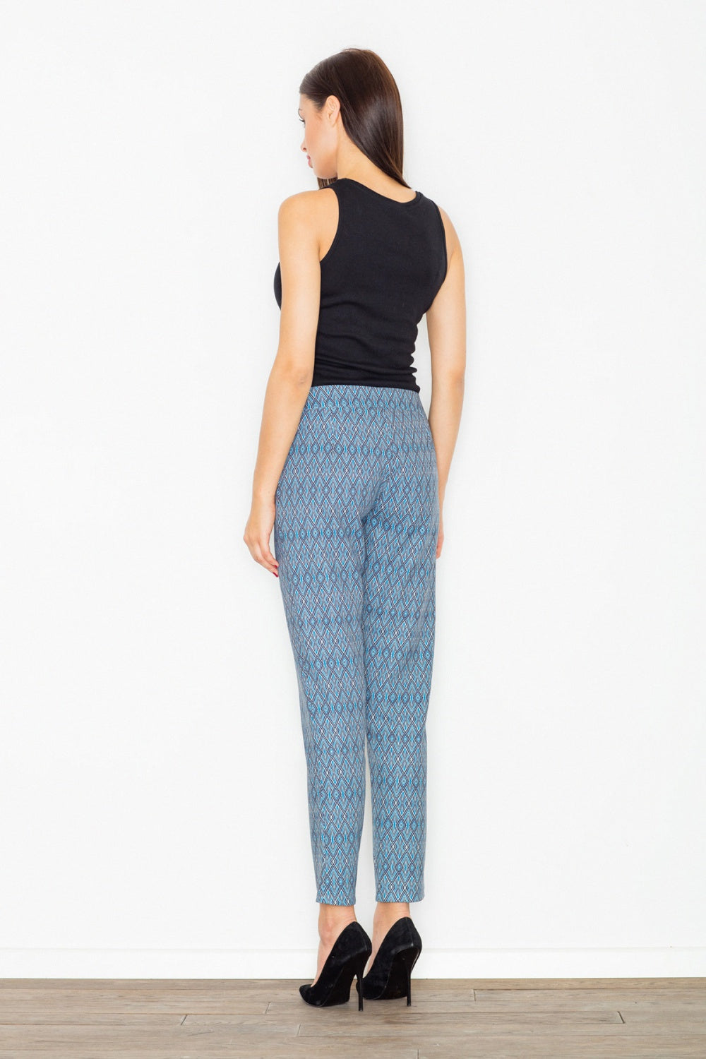 Figl Multicolour High Waisted Trousers - view 3