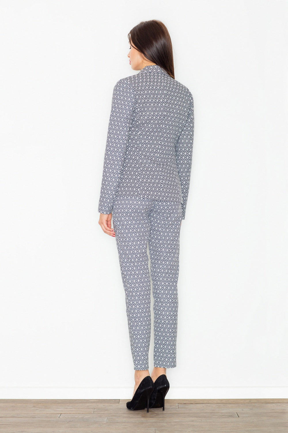 Figl Multicolour High Waisted Trousers with Pockets - view 3