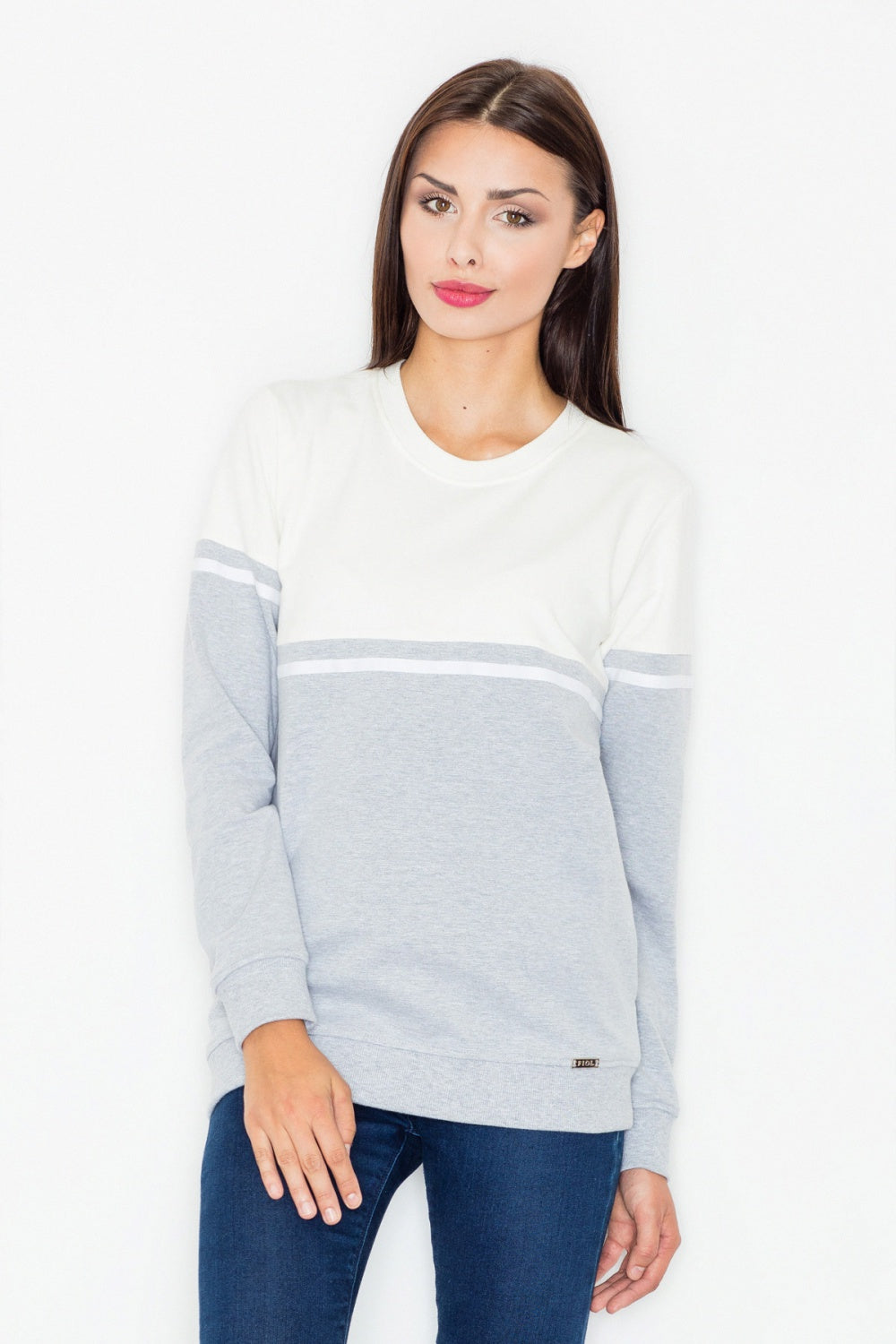 Figl Ecru Sweatshirt