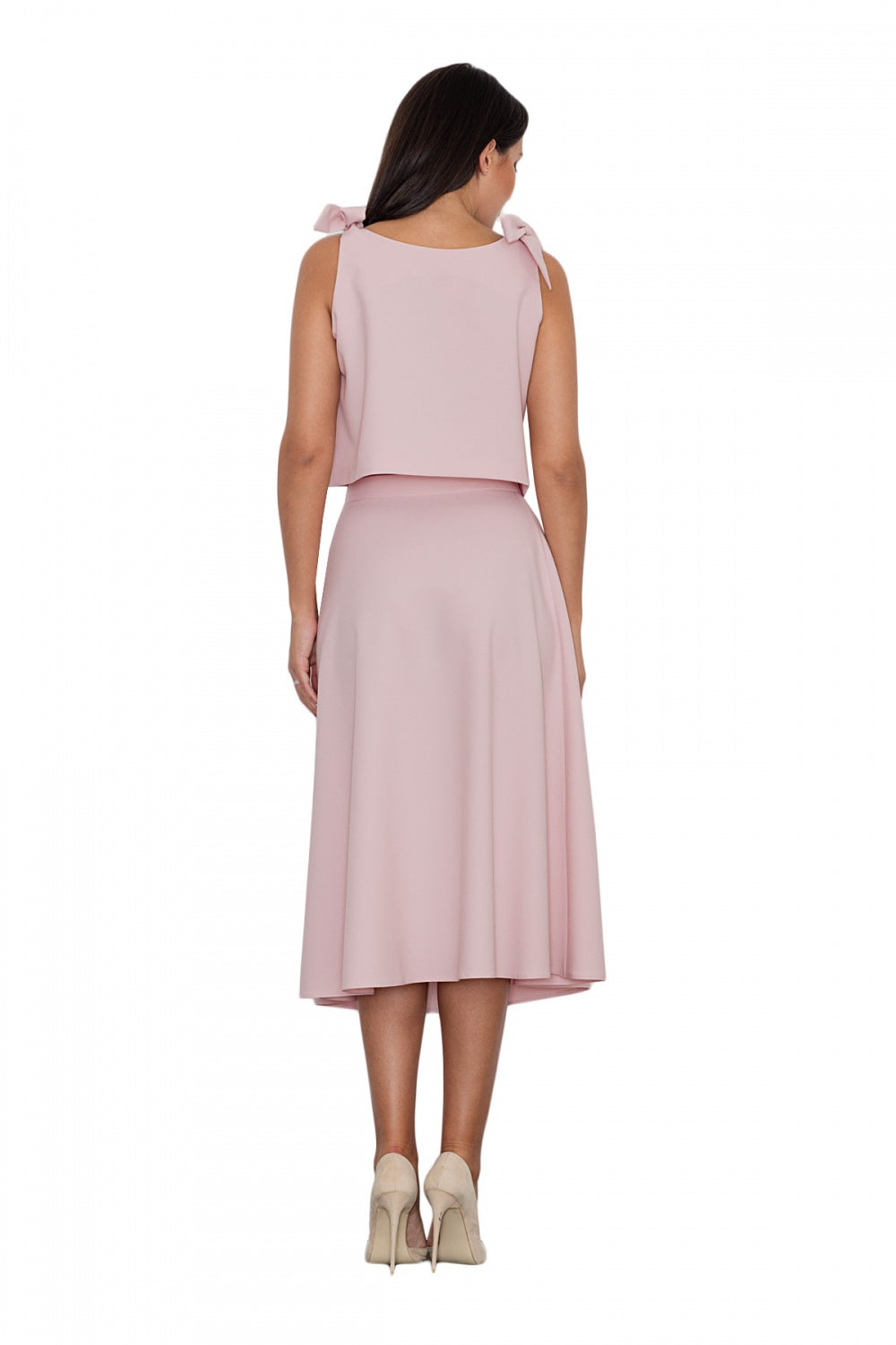 Figl Pink Flared Skirt Co-Ord Set - view 4