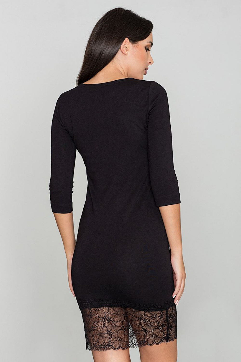 Figl Black Lace Evening Dress - view 3